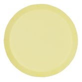 Pastel Yellow Large Plates (10 Pack) - The Party Room